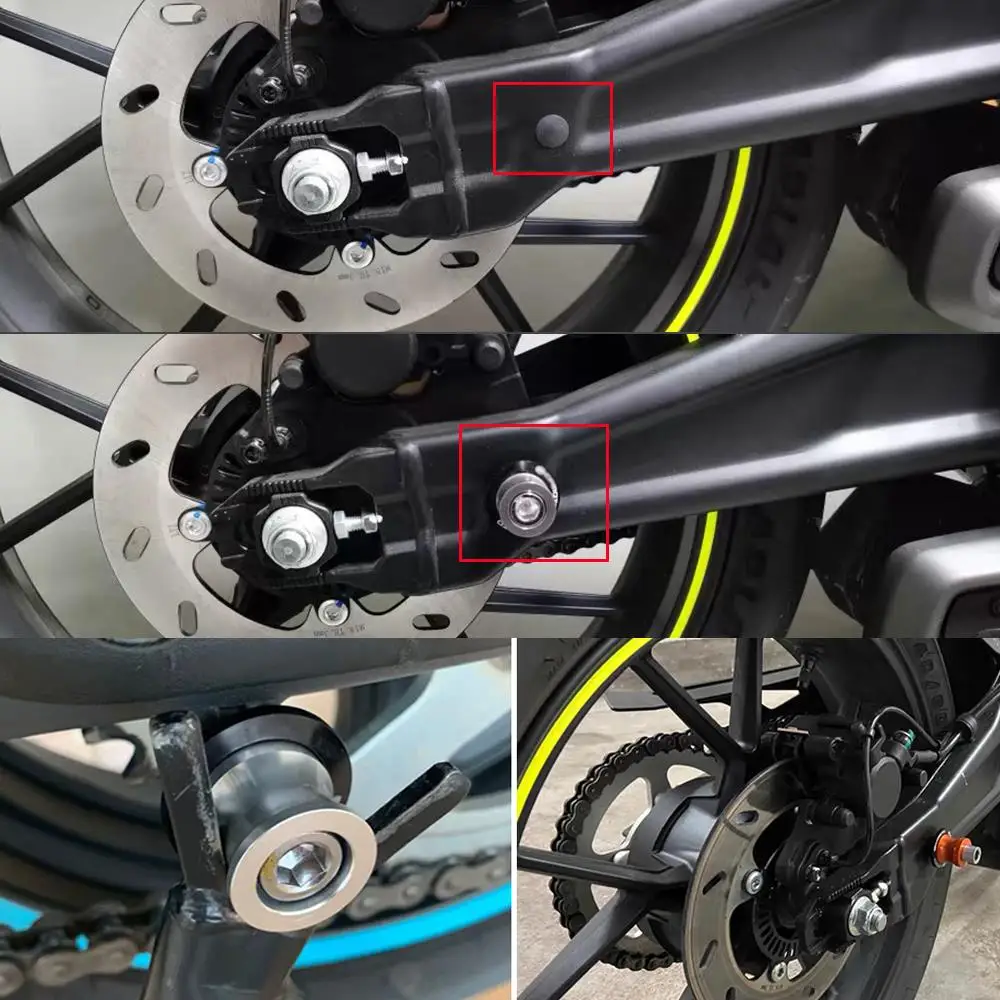 Für yamaha mt09 MT-09 sp 2024 6mm schwingens pulen ständer schrauben schieber