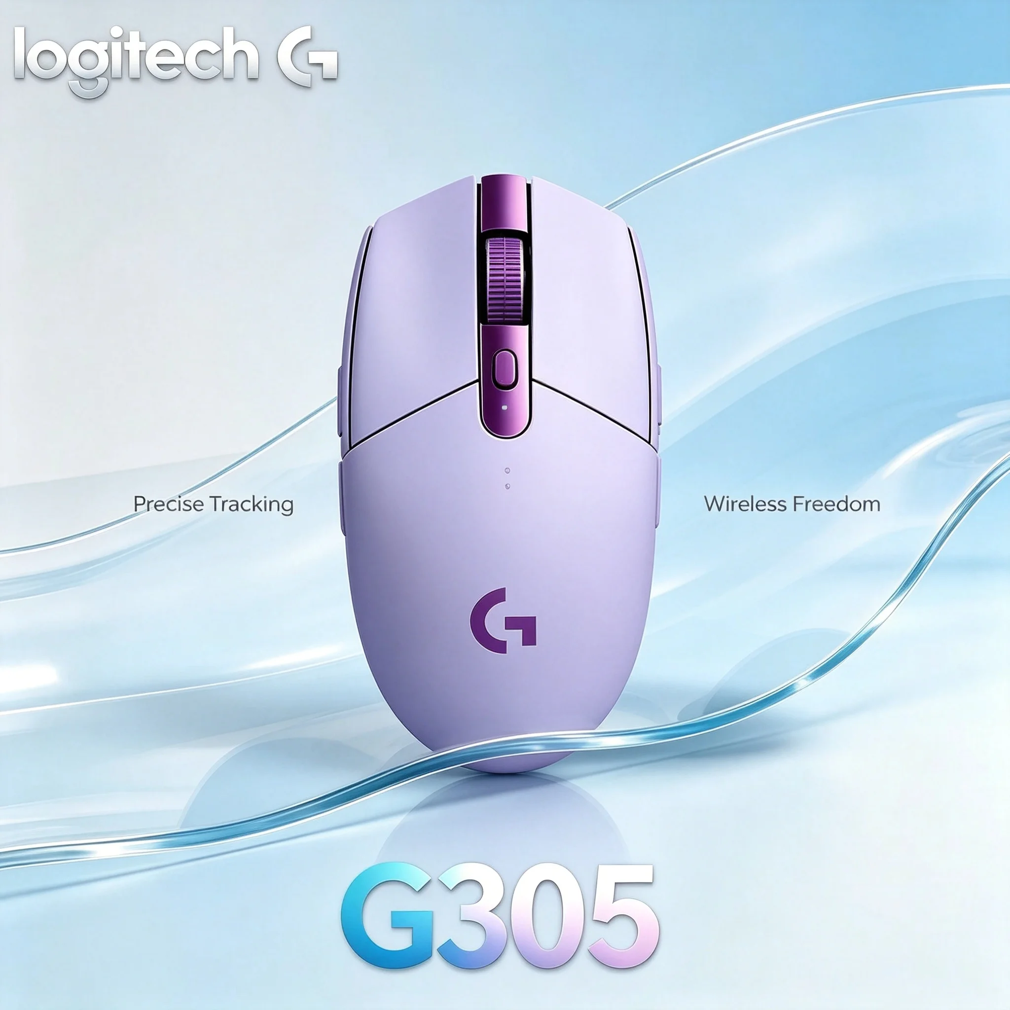 Logitech G305 2.4G Wireless Gaming Mouse High Precision Optical Sensor Long Battery For PC Mac Game & Work