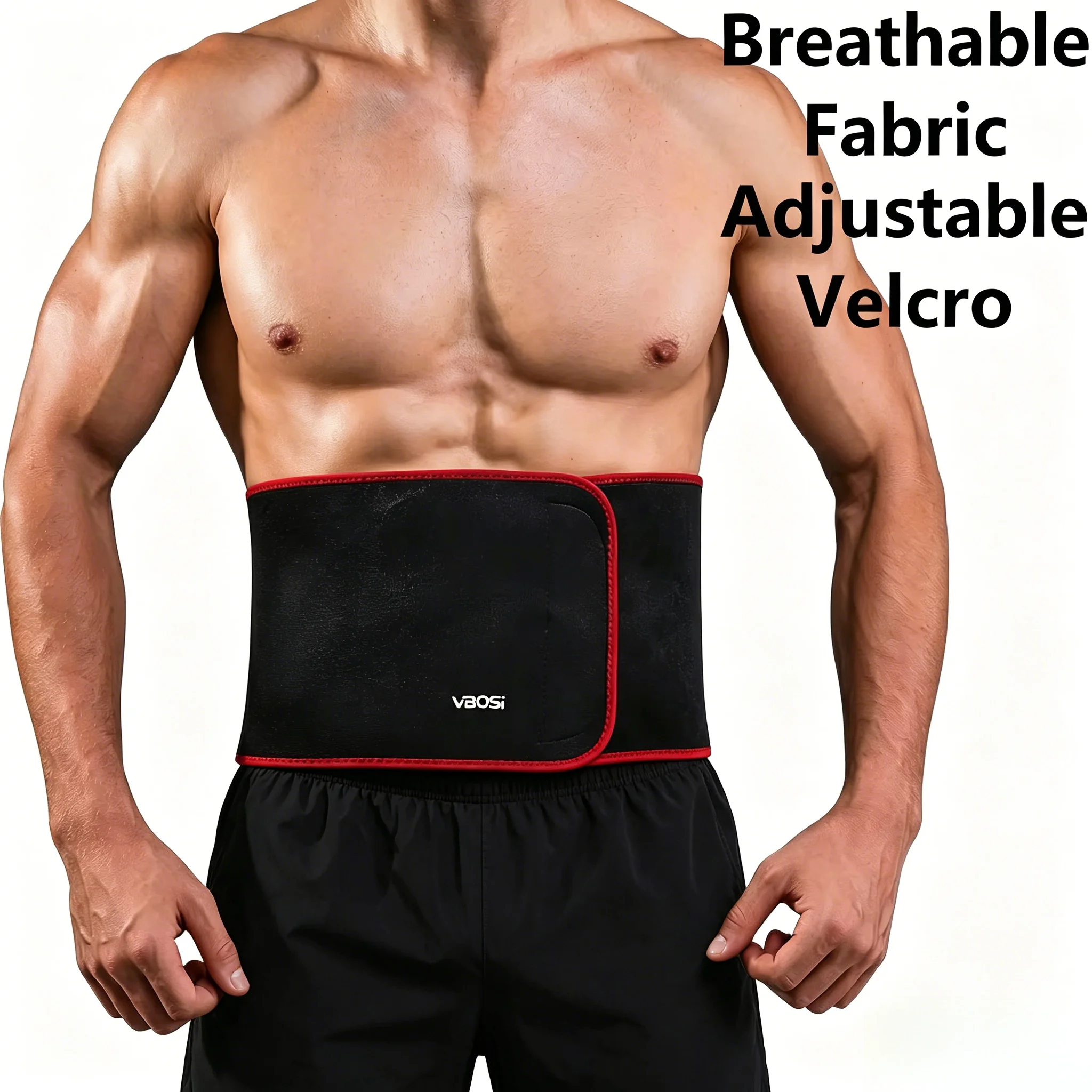 VBOSI Back Support Lumbar Belt Adjustable Waist Brace Men Women Sciatica Relief Lower Back Pain Support for Office Working