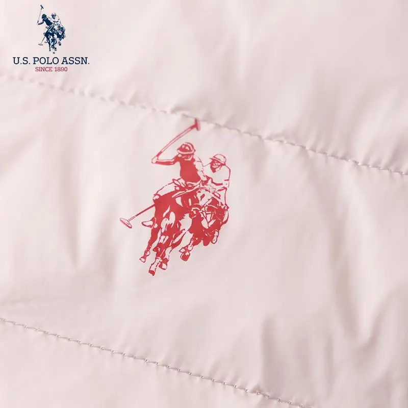 U.S.  ASSN. Women's Warmth-Preserving Svel down Vest Association  Winter Faion Commute Sle Pure Color Zippe...