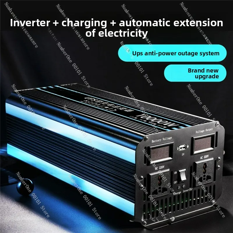 Pure Sine Wave Charging Inverter All-in-One 12V 24V 48V 60V to 220V for Home and Car Use Inverter for Trucks