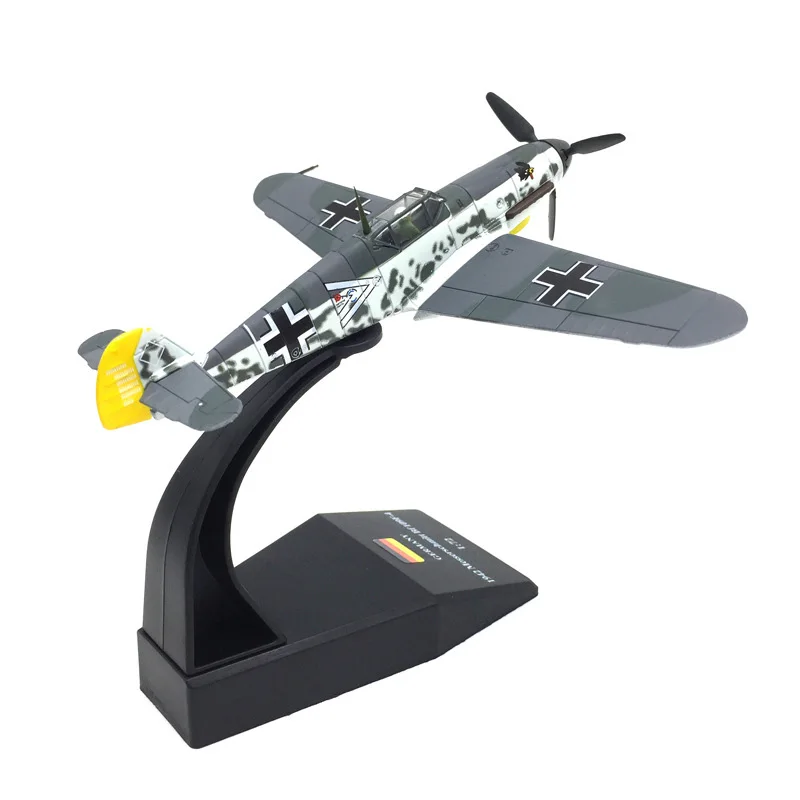 JASON TUTU 1/72 Scale German World War II Fighter BF109 Plane Diecast Metal Military Aircraft Model Collection Drop Shipping