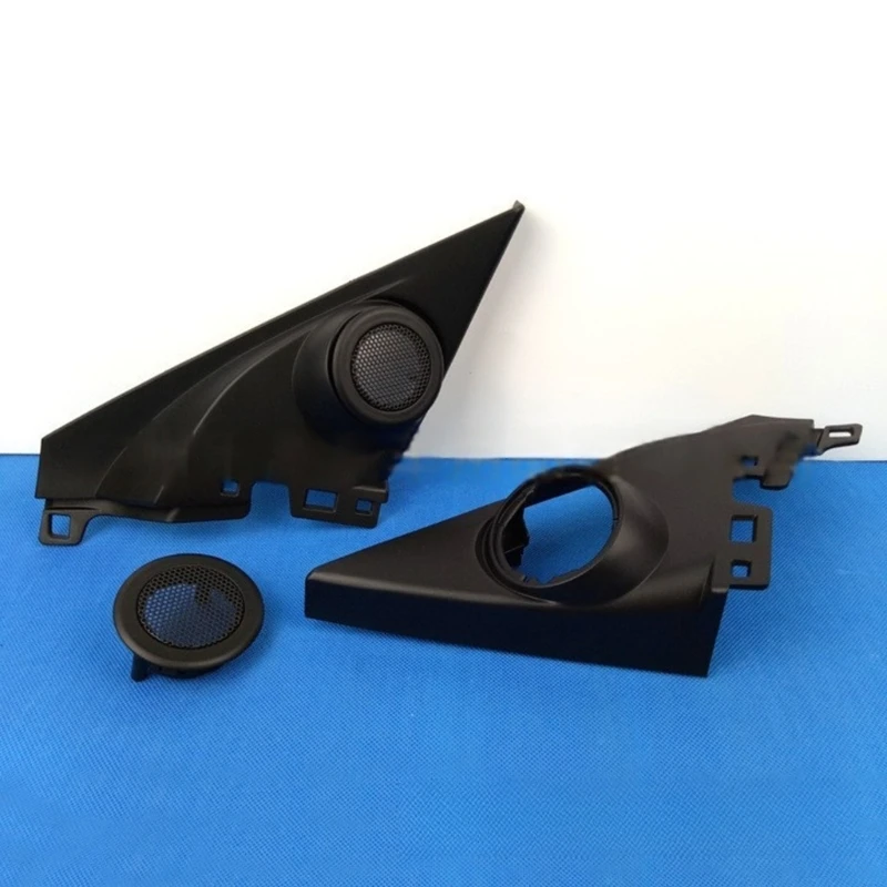 

1Pair Plastic Speaker Dustproof Cover Trims Front Car Door Speaker Panel Cover for Automotive Interior Accessories