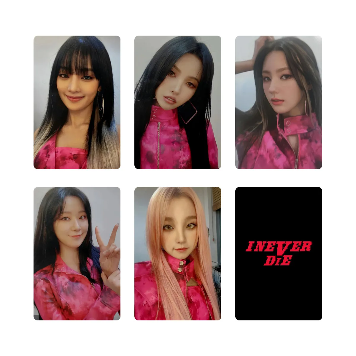 Kpop Idol 5pcs/set Lomo Cards GIDLE Photocards I FEEL I TRUST I NEVER DIE Photo Card Postcard for Fans Collection