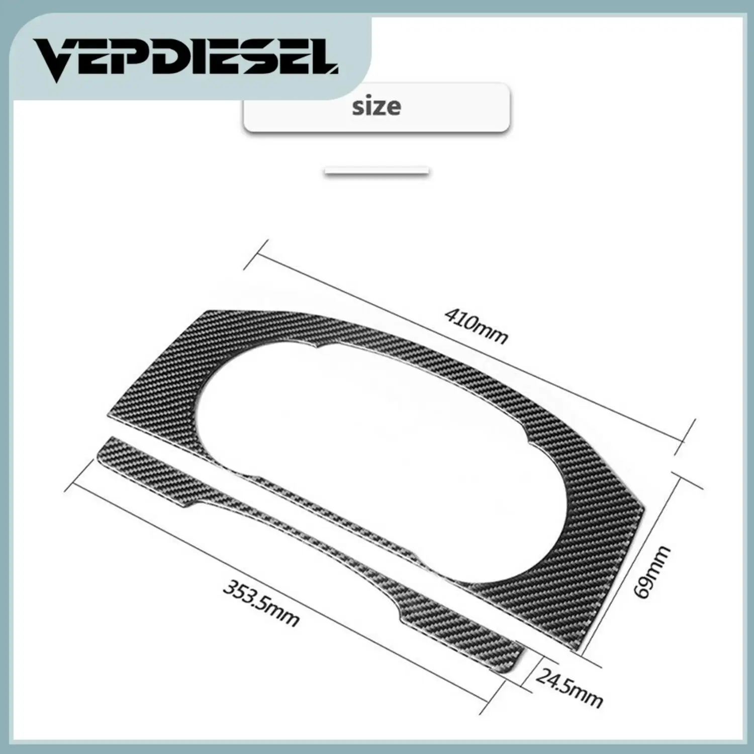 

2 шт., внутренняя крышка приборной панели из углеродного волокна для VW Golf 7 GTI MK7 2014-2019, запасные части для автомобилей, аксессуары для автоматической крышки
