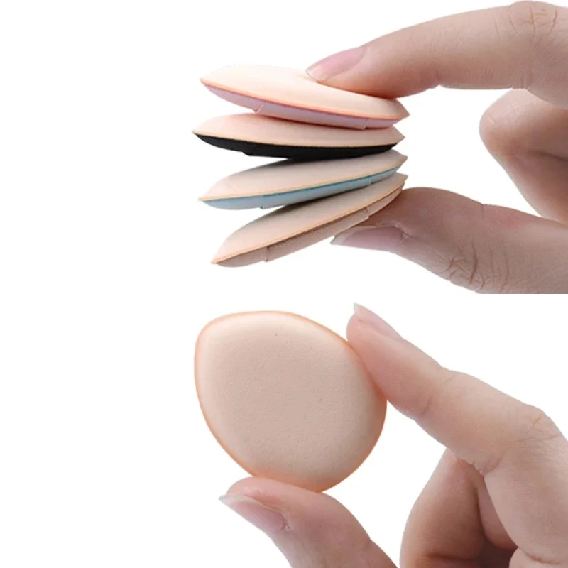 10Pcs Mini Finger Puff Foundation Small Air Cushion Powder Sponge All-Purpose Makeup Sponge Set Dry Wet Dual-Use Beauty Tools