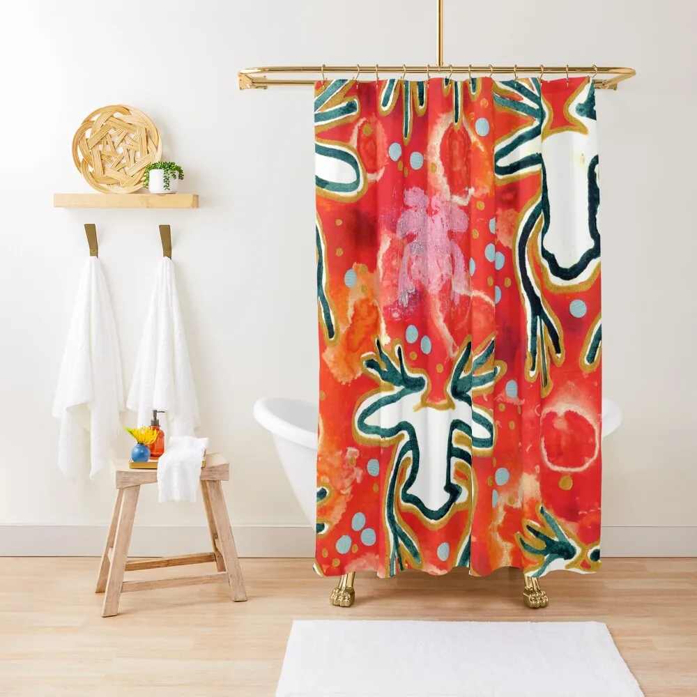 

Fire Frogs Shower Curtain Elegant Bathroom Cover For Bathrooms With Beautiful Designs Bathroom Showers Curtain