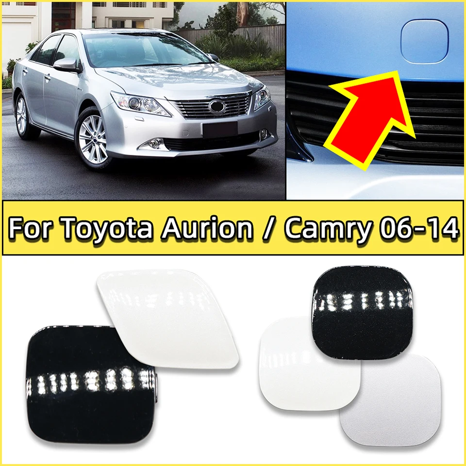 Car Front Bumper Towing Hook Trailer Cap Lid For Toyota Camry Aurion 2006 - 2014 Tow Hook Hualing Traction Cover Hood Trim