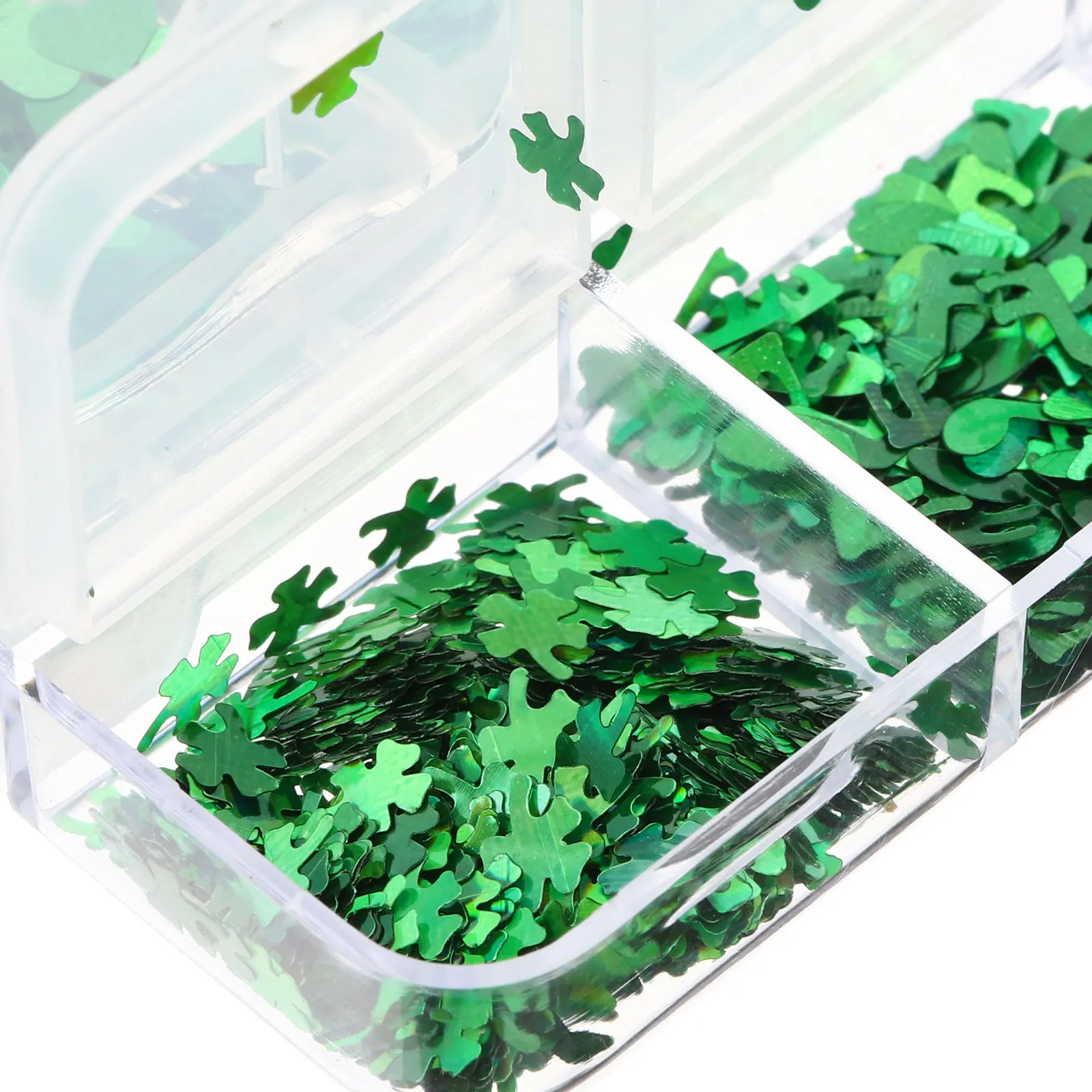 

Clover Nail Art Charms St Patricks Day Decals Manicure Accessories DIY Nails Decoration Special Occasions Birthday Christmas New