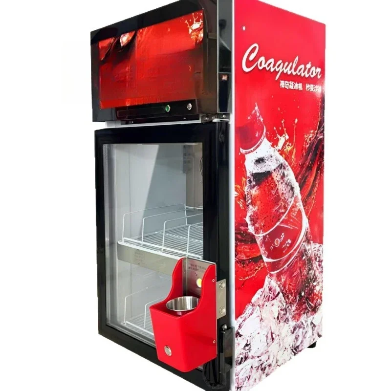 Ice Condenser, Korea, Thailand, Japan Convenience Store, Supermarket, Coke, Sprite, Orange Juice, Beer, Soda, Smoothie Machine
