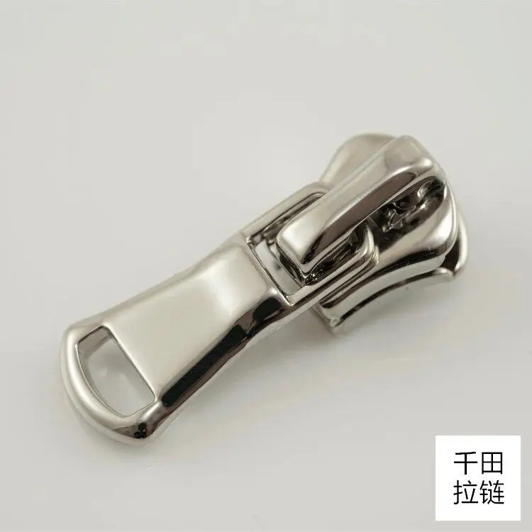 Nein. 5 Chitian rutschfeste PVD-Platin-Reißverschlüsse für Röcke, Schuhe, Taschen, Manschetten, Ausschnitte, Metallreißverschlüsse, DIY-Spezial – Detail 2