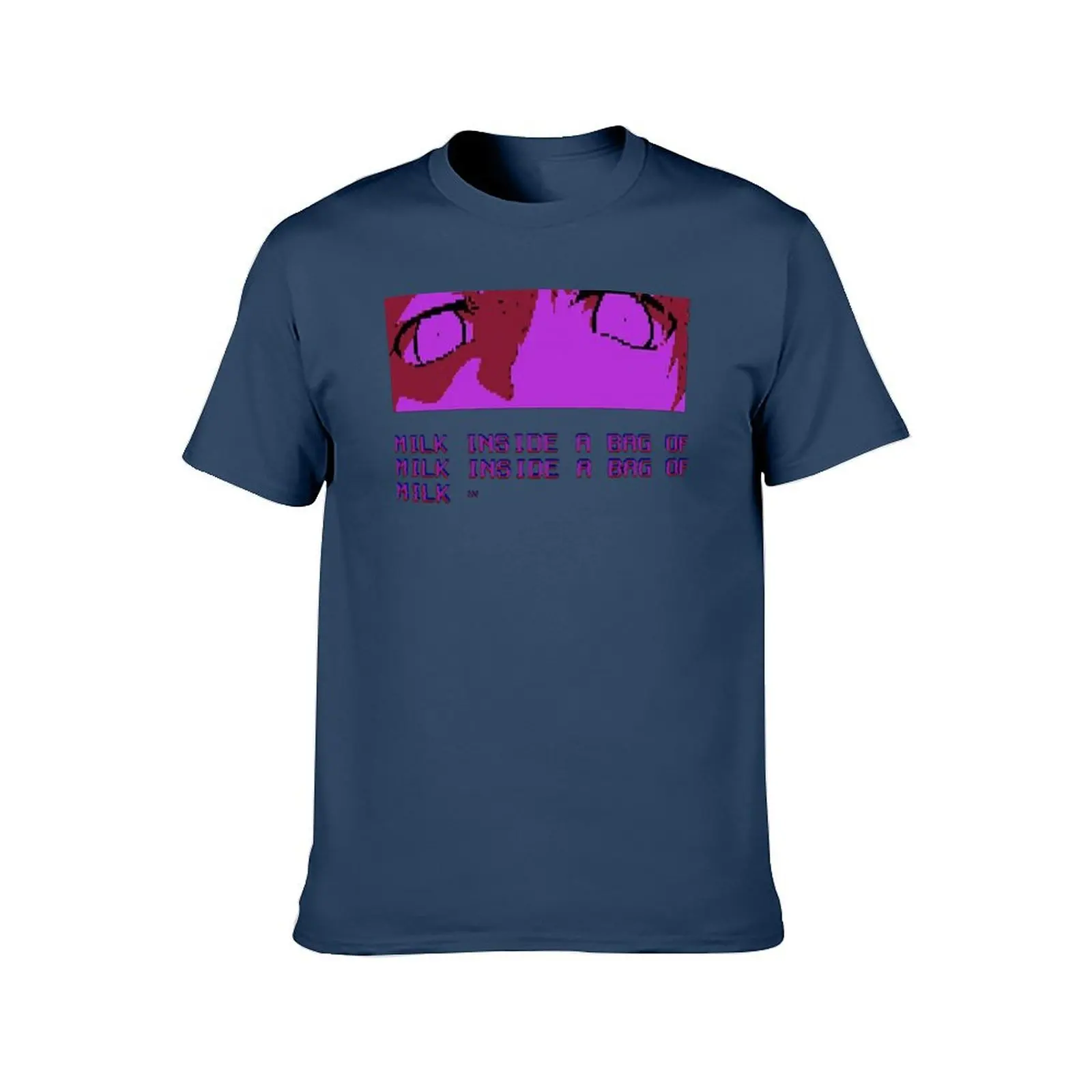 Milk Inside a bag of Milk Inside a bag of Milk T-Shirt cotton tshirt 100% cotton t shirt pack man t shirt cotton T-Shirt