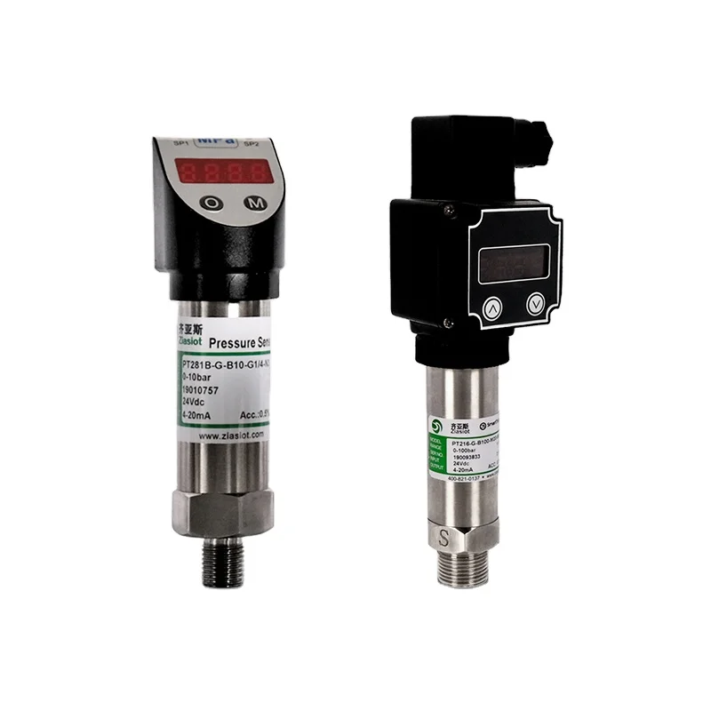 PT210 psi pressure transmitter with digital indicator 4-20ma 400bar pressure sensor