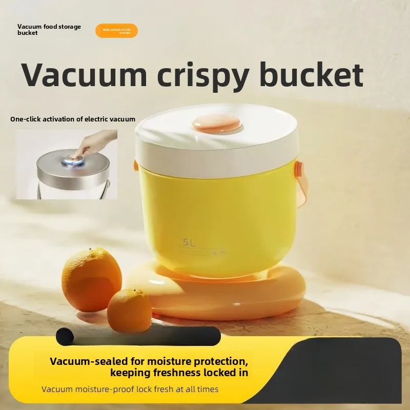 

Pet Vacuum Grain Storage Bucket, Household Dog Food, Cat Food Storage Bucket, Preservation