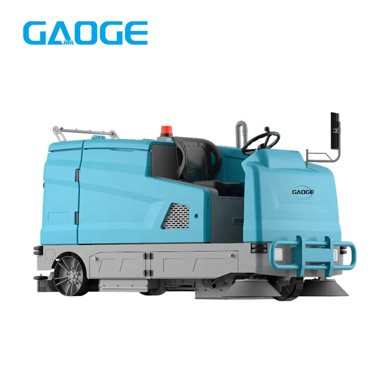 GAOGE XS90 Авто дорожный пылесос для уборки листьев, стиральная машина для пола, подметальная машина и скребок, большая езда на тренажерном зале