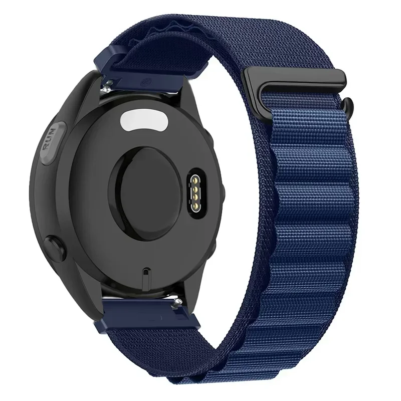Pasek nylonowy Alpine 22/20 mm do Garmin Forerunner 265 165 55 965 Pasek do bransoletki Garmin Vivomove Trend/Venu 3/Active 5 Akcesoria