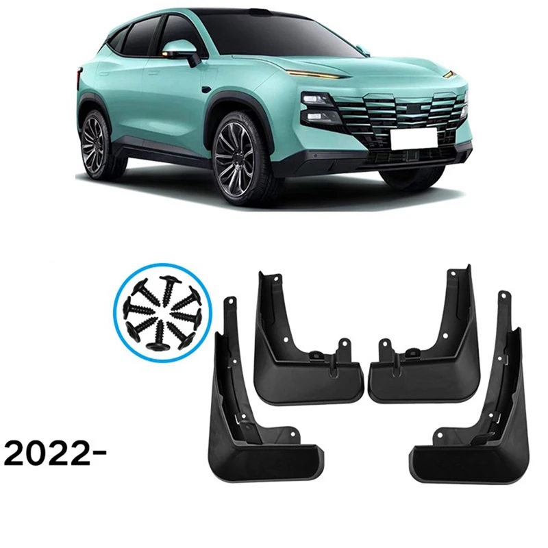 Car Front Rear Fender Splash Wheels Protector Guards Mudflaps Mudguards Accessories For Jetour Dashing 2022 2023 Parts