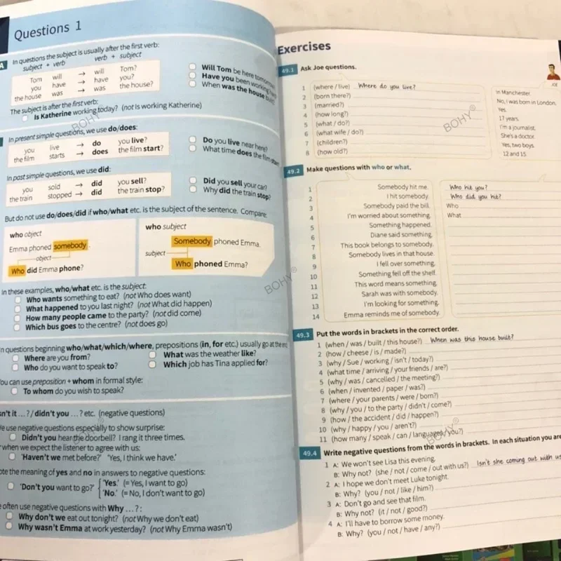 Cambridge In Use English Elementary English Grammar Advanced Essential English Test Preparation Professional Book Free Audio