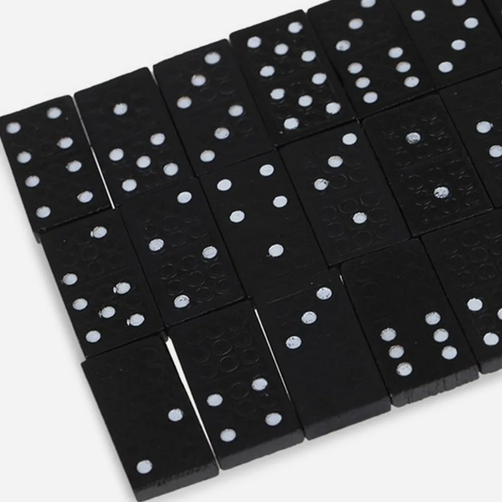 4 conjuntos interessantes de dominó conjuntos interativos de blocos engraçados para crianças adultos indoor ao ar livre jogar de madeira