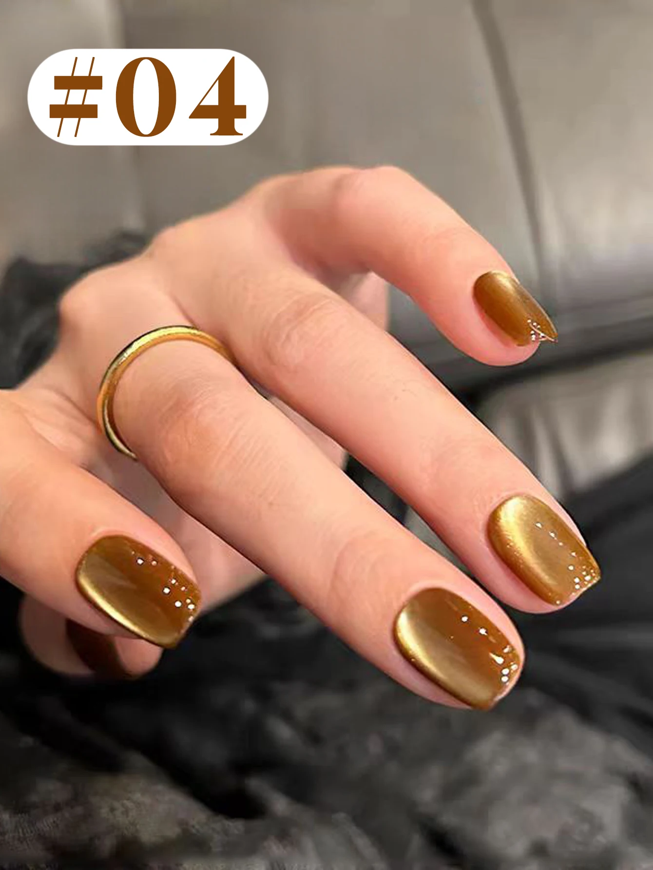 ยาทาเล็บเจลแมวตาสีชมพูน้ำตาล 12 มล. 1-6 ชิ้น สไตล์เกาหลี ยาทาเล็บกึ่งถาวรแบบแช่ UV อุปกรณ์ทำเล็บ