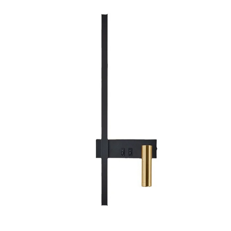 

A24F-регулируемый светодиодный настенный бра для спальни, прикроватная тумбочка, гостиная, диван, фон, настенный светильник, блестящий светильник, украшение для дома