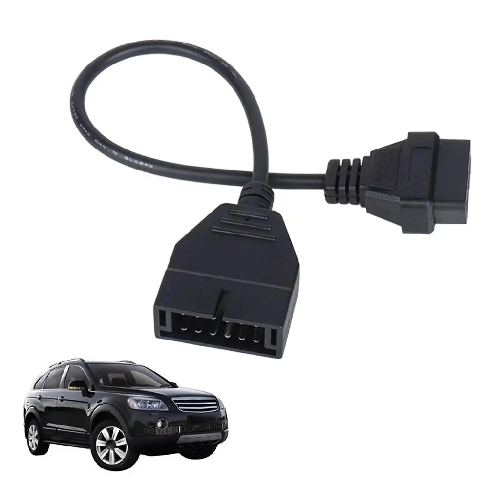

OBD1 To OBD2 GM Adapter Cable, OBD1 Scanner Code Reader Diagnostic Pin 12 To Connector Extension 16 Pin Replacement Tool, W1O3