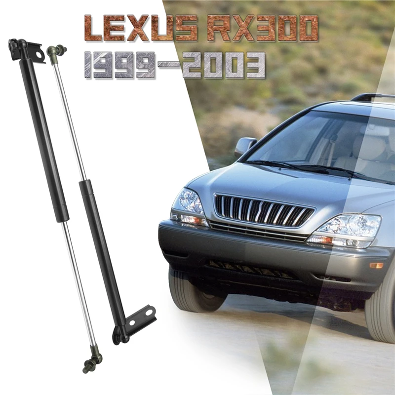 

2Pcs/Set Vehicle Front Bonnet Gas Boot Struts Hood Lift Support For Lexus RX300 1999 2000 2001 2002 2003 Car Accessories