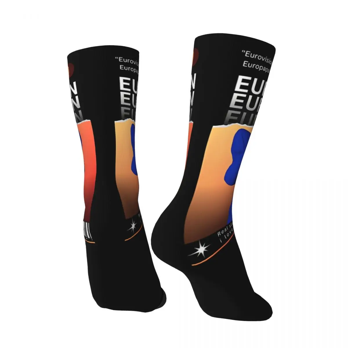 Eurovision 2024 Stockings Unisex Joost Klein Europapa joost klein Socks Comfortable  Socks Winter Running Anti Skid Design Socks