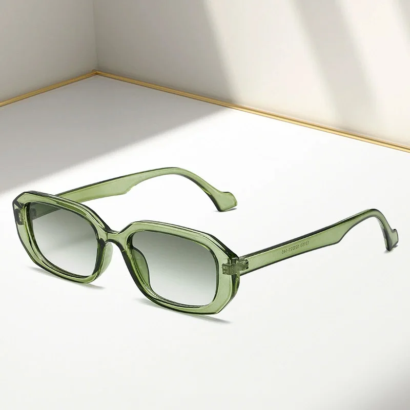 الكلاسيكية الملونة مربع النظارات الشمسية النساء الرجال الرجعية الفاخرة العلامة التجارية النظارات الشمسية الأعمال تخفيف الذكور الإناث نظارات واقية UV400