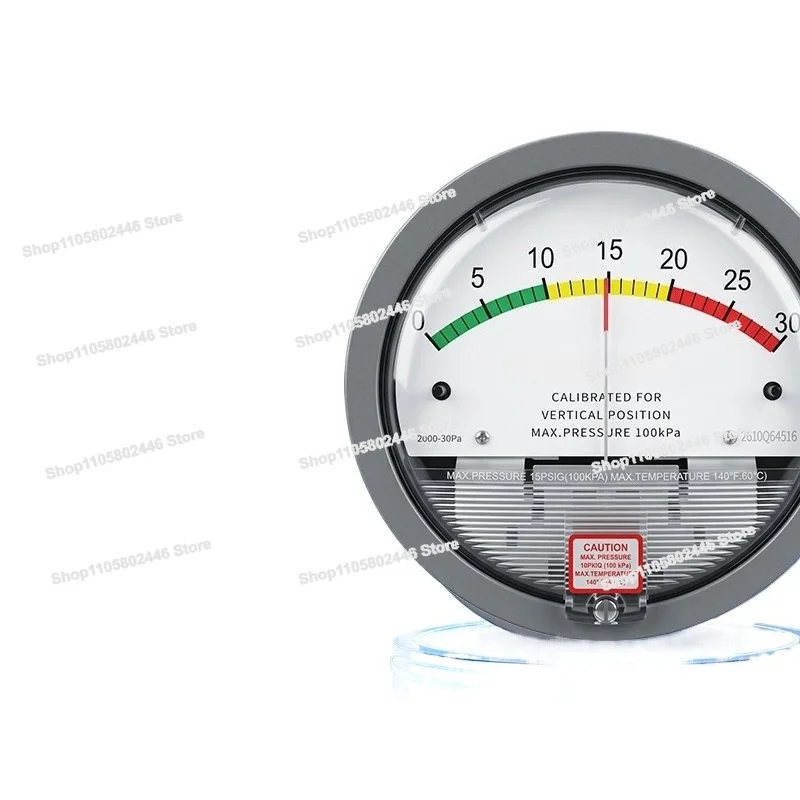 Micro Differential Pressure Gauge, Cleanroom Differential Pressure Gauge, Positive and Negative Air Pressure Gauge