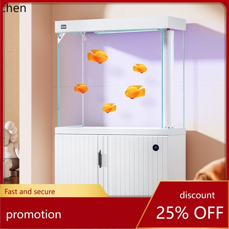 

Аквариум HXL для гостиной, маленький, с нижним фильтром, безводный, для золотых рыбок, с экологической системой очистки воды