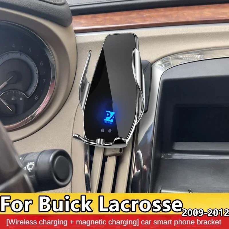 

2009-2012 For Buick Lacrosse Mobile Phone Holder Wireless Charger Car Mount Navigation Bracket GPS Support