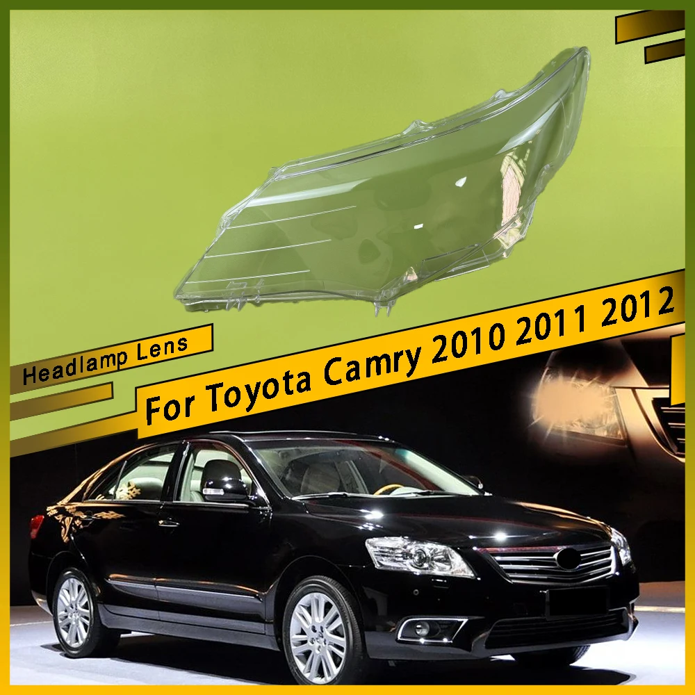 

For Toyota Camry 2010 2011 2012 Car Headlamps Cover Transparent Lampshade Headlights Shell Lens Plexiglass Shade Replace Housing