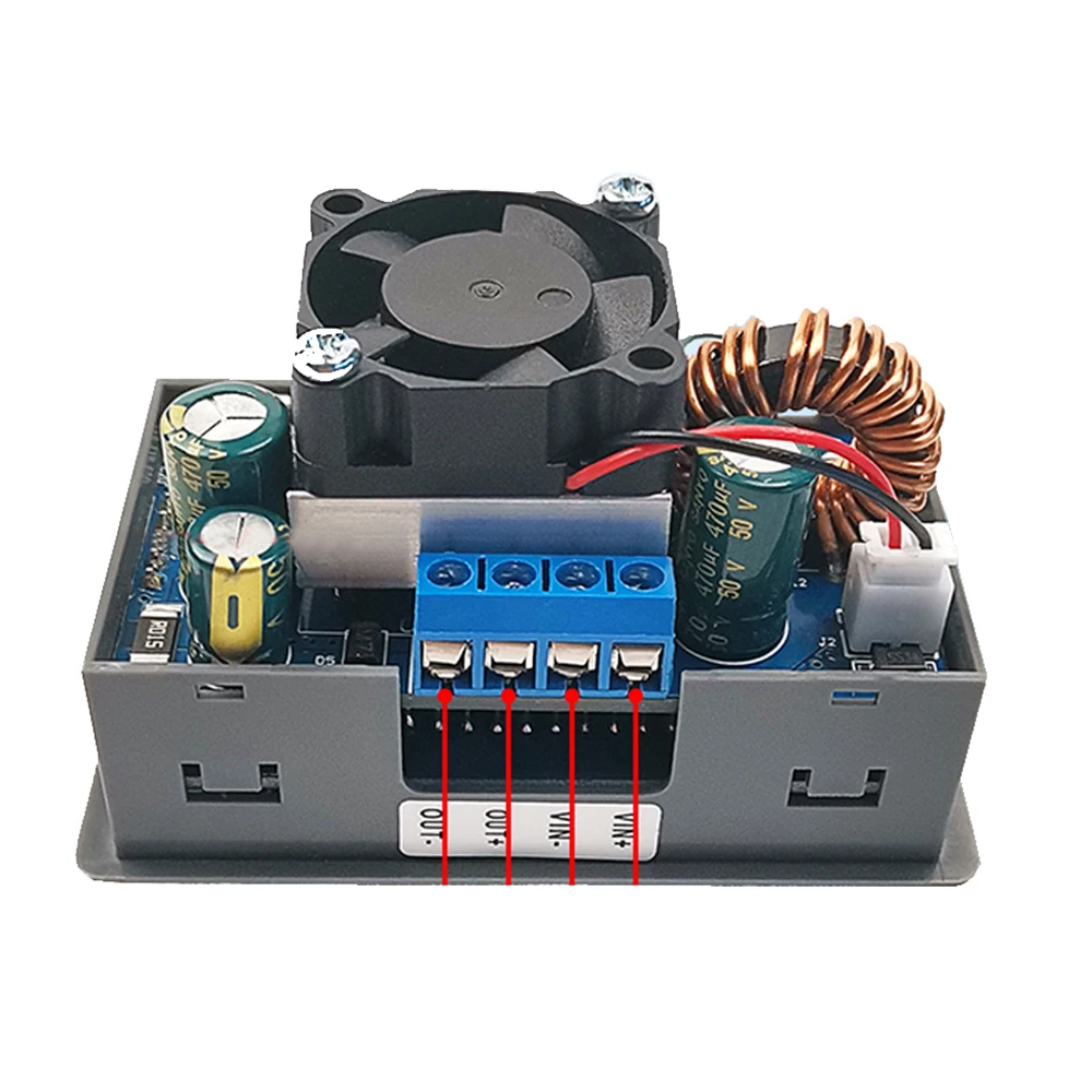 ZK-5KX DC DC Buck Boost Converter programmabile CC CV 0.6-36V 5A 5V 12V 24V 80W modulo di alimentazione regolabile alimentatore regolato