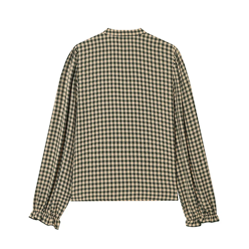 Chemise superposée en Tartan décontractée pour femmes, nouvelle Collection automne/hiver 2025, vêtements superposés
