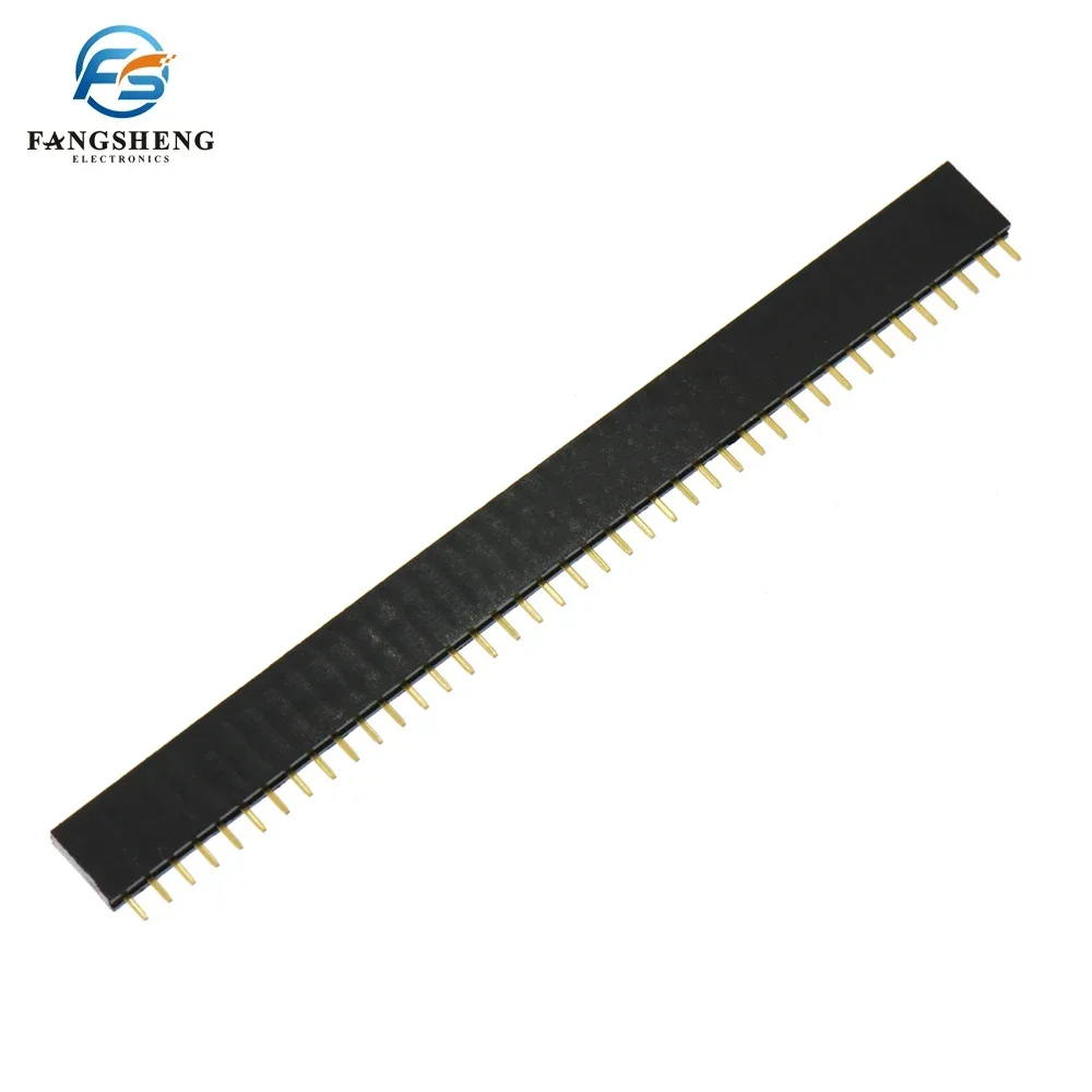 10Pcs 2.54mm 40 Pin 1x40 Single Row Male And Female 2.54 Breakable Pin Header PCB JST Connector Strip For Arduino DIY Kit