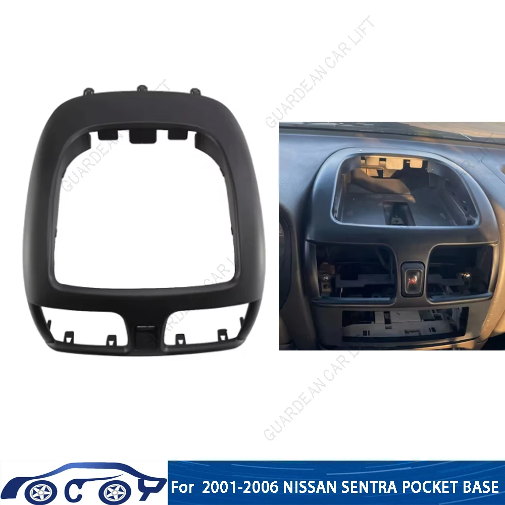 10.1 Inch Car Radio Fascia For Nissan Sentra Almera 2000-2006 Android Stereo  Frame Player 2 Din Head Unit Panel Dash Trim