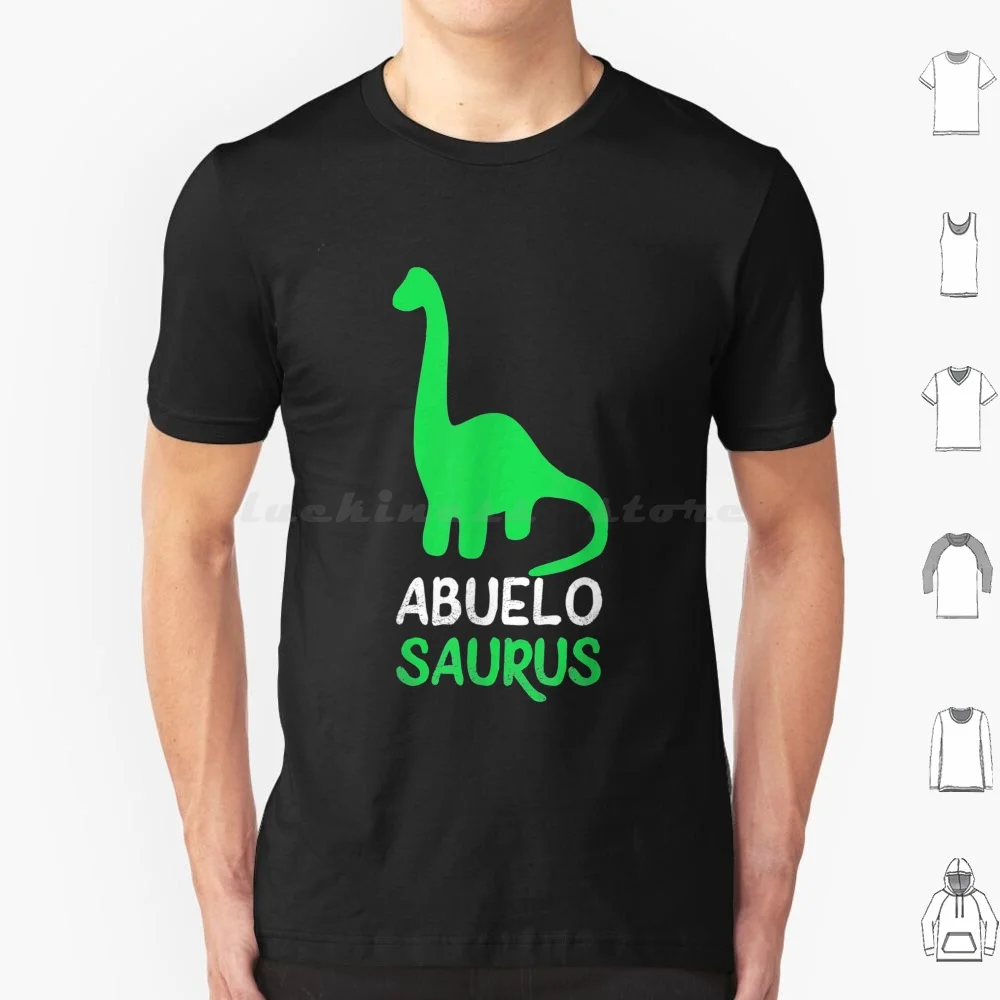 Abuelo-Saurus Funny Dinosaur Abuelosaurus Gift Fathers Day T Shirt 6xl Cotton Cool Tee Daddy Dad Papa Fathers Day Damily Dad