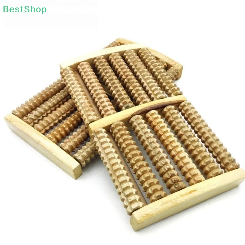 

Wooden Foot Massager Roller Reflexology For Stress Fitness Health Care Feet Massage Roller Pain Relief