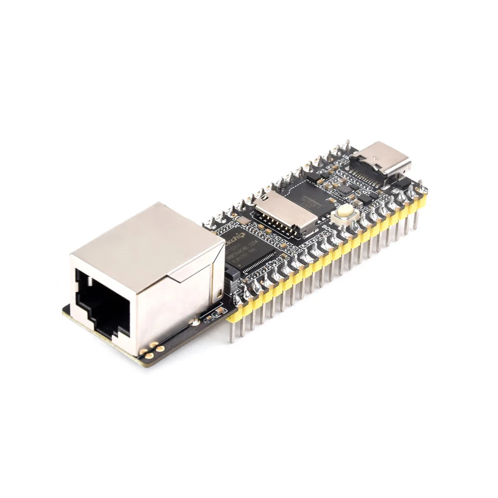 لوحة تطوير LuckFox Pico Plus RV1103 Linux Micro، تدمج معالجات ARM Cortex-A7/RISC-V MCU/NPU/ISP ومنفذ إيثرنت