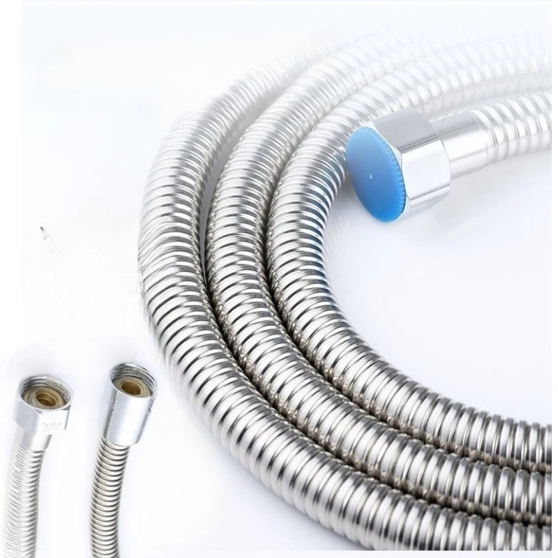 

Extendable Garden Hose Shower Pipe Flexible Manguera Negra Bidet SUS304 Black Watering Accessories 1.5/2M Extension For Bathroom