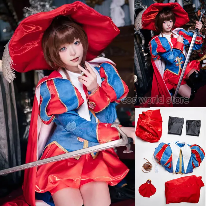 Anime Card Captor Sakura Cosplay Costumes Women Kawaii Cute Dress Hat Cloak Cape Prince Outfits Halloween Carnival Party Clothes