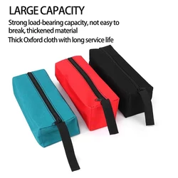 Hand Tool Bag Thick Canvas Bag for Small Tools Screwdriver Wrench Tweezers Drill Bit Organizer Bag  Zipper Pouch tool bag