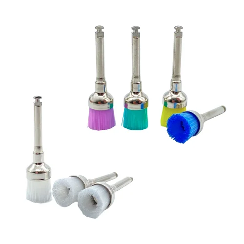 Imagen 2 del producto 50 unids/bolsa materiales dentales cepillo para profilaxis pulidor de odontología cepillo desechable para el cuidado Dental cepillos para profilaxis