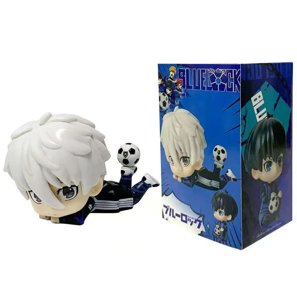 BLUE LOCK Actiefiguren Isagi Yoichi Bachira Meguru Anime Figuur Q Versie Beeldje PVC Collectible Model Kinderen Pop Speelgoed Geschenken