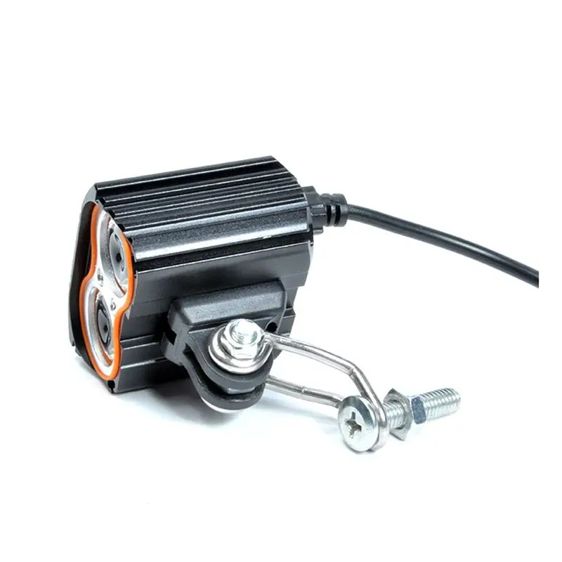 

NEW HOT In Stock-MTB Mountain Bike Headlight 5V-48V Waterproof Aluminum Alloy Scooter Front Lights Lamp Night Warning Floodlight