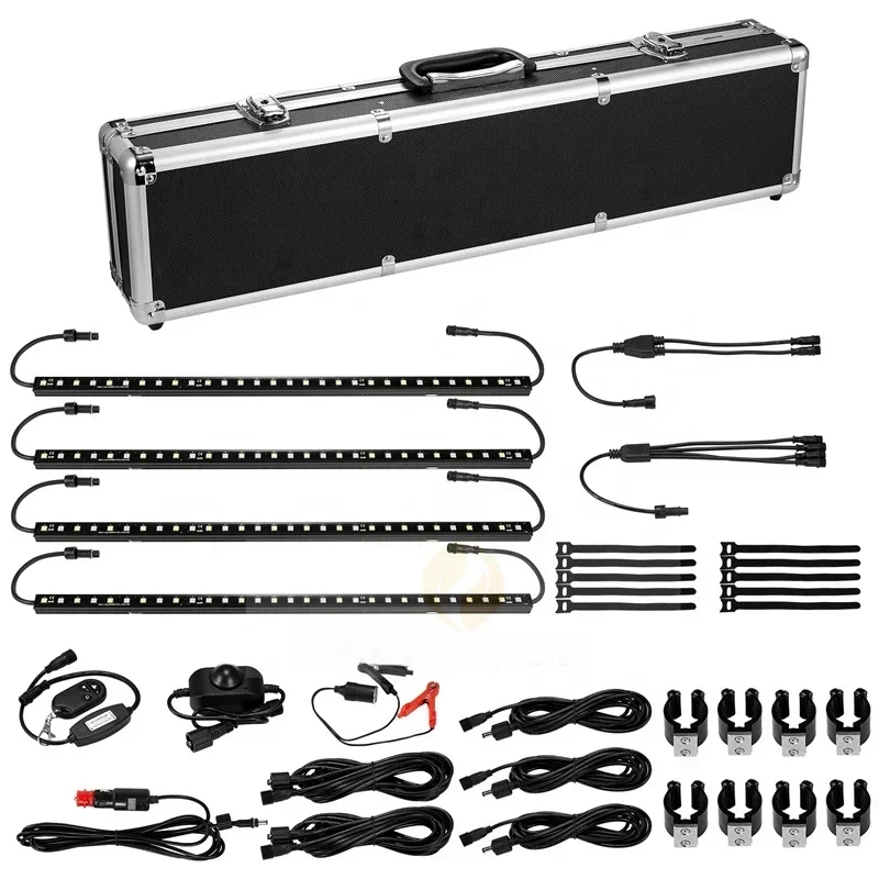

Waterproof Outdoor Strong Magnetic Led Rooftop Tent Camping Light Strip Kit 4 5 6 Bars White And Amber Bugs Away