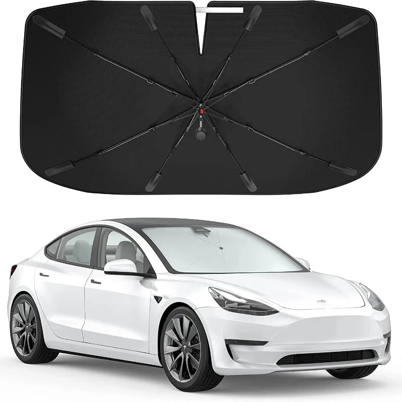 

Car Umbrella Front Windshield Sunshade Sun Visor for Tesla Model 3 S X Y 2025 2024 2023 2022 2021 2020 2019 2018 2017 2016