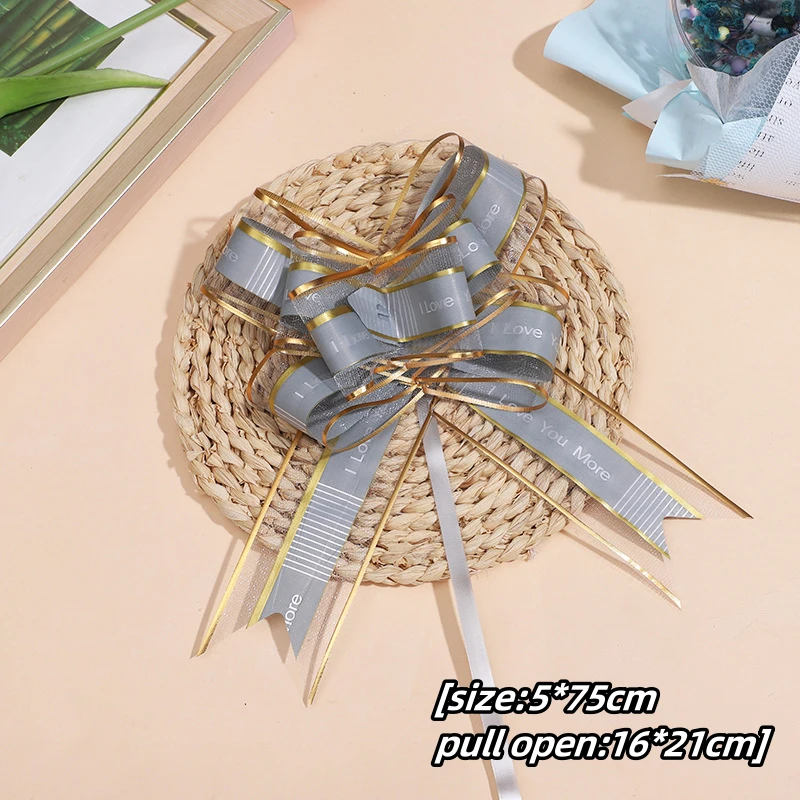 10/50/100Pcs Gifts Ribbons Bows Polychrome