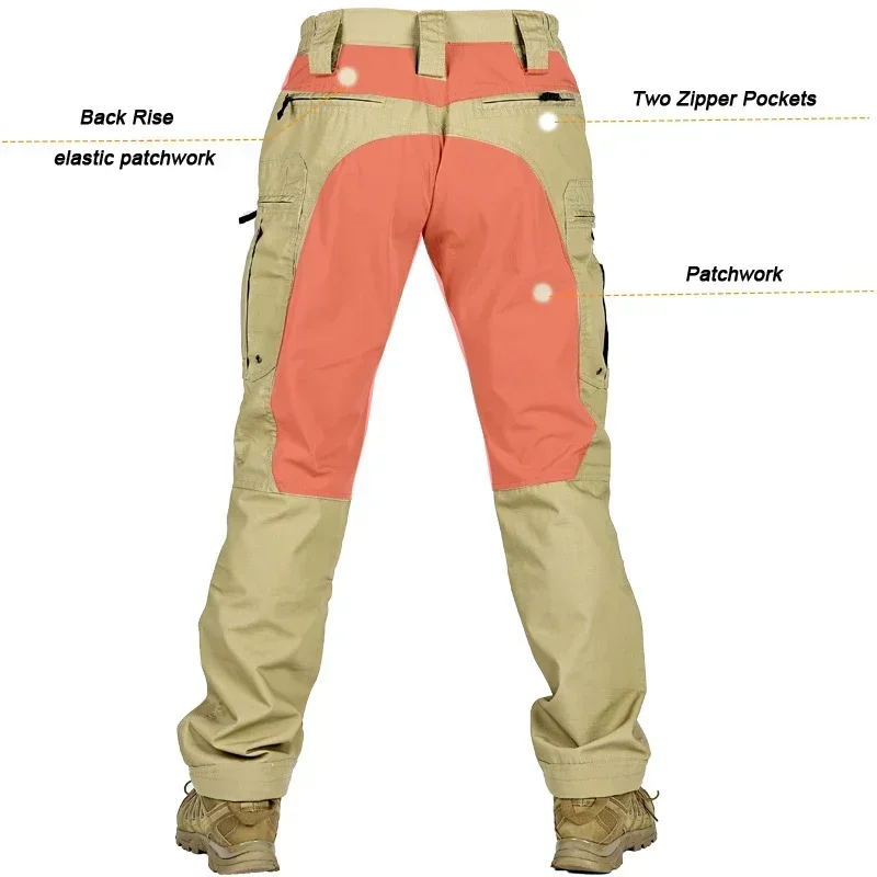 P40 Tactical Pants Men Outdoor Hunting Pants Multi-pocket Cargo Trousers Waterproof Wear-resistant Field Training Uniforms